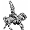 Hussar officer, shako (18mm)