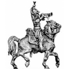 Cuirassier trumpeter (18mm)