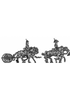 NEW - Limber set - 4 horse, galloping, Gribeauval limber (18mm)