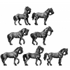 Heavy horse standing (18mm)