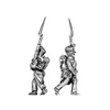 Fusilier, covered shako, march attack (18mm)