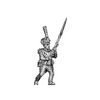 Grenadier, lozenge plate, shako cords and plume, advancing (18mm)