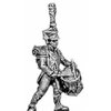 Drummer, shako and plume (18mm)