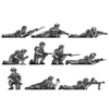 Tropical Infantry, trousers, shirt sleeves, prone (20mm)