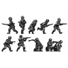 Infantry section advancing and skirmishing (20mm)
