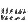 Infantry section wearing camouflage (20mm)
