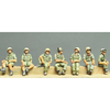 DAK troops relaxing, sitting (20mm)