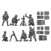 82mm mortar set - 2 mortars, 6 crew, ammo boxes (20mm)