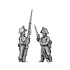 Musketeers, firing and loading (18mm)