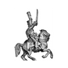 Hussar officer, shako (18mm)