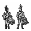 German fusilier drummer, helmet (18mm)