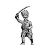 German grenadier officer, advancing (18mm)