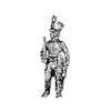 Hungarian fusilier officer, shako (18mm)
