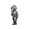Landwehr officer, cocked hat (18mm) - Superseded see KK101