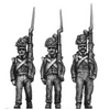 Belgian Line Infantry, flank company, marching (18mm)