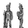 Fusilier, barretina, order arms (18mm)