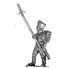 Colour guard sergeant, with spontoons (18mm)
