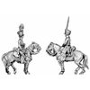 Landwehr mounted officer (18mm)
