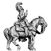 Kurassier trumpeter (18mm)