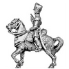 Landwehr trumpeter, shako (18mm)