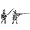 Musketeer/Jager, firing and loading (18mm)