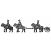 Foot artillery heavy limber team (18mm)