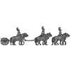 Horse artillery light limber team (18mm)