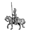 Dragoon standard bearer (18mm)