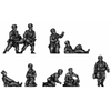 Fallschirmjager Medics and wounded (20mm)