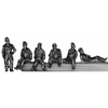 SS Panzer crew, relaxing (20mm)