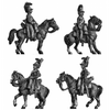 British Household Cavalry Troopers at rest (18mm)