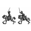 2nd Dragoons Scots Greys charging covered bearskin (18mm)