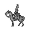 Chevaulegers trumpeter (18mm)