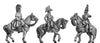 Mounted officer, cocked hat (18mm)