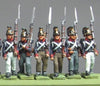NEW - Baden Musketeer, march attack (18mm)