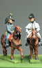 Mounted officer, cocked hat (18mm)