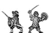 Portuguese swordsman, various heads (15mm)