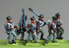Prussian Foot Artillery, marching (18mm)