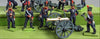 Artillery crew- shako, firing (18mm)