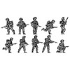 Infantry section, attacking poses (20mm)