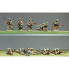 Infantry section, jerkins, kneeling and prone (20mm)