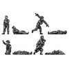 British medical orderlies and casualties (20mm)