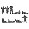 Airborne prisoners and German guard (20mm)